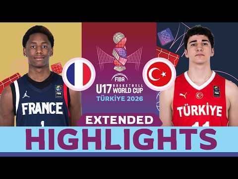 France 🇫🇷 vs Turkiye 🇹🇷 | QF EXTENDED HIGHLIGHTS | FIBA U17 Basketball World Cup 2026