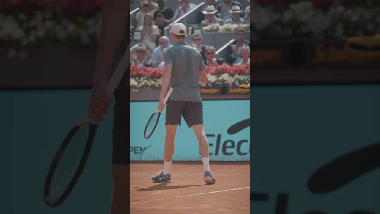 Jannik Sinner Footwork On Clay 🎧 😍