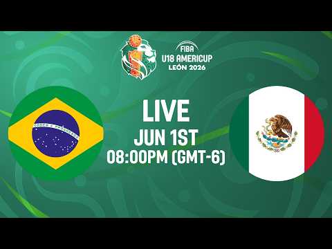 LIVE - Brazil v Mexico | FIBA U18 AmeriCup 2026