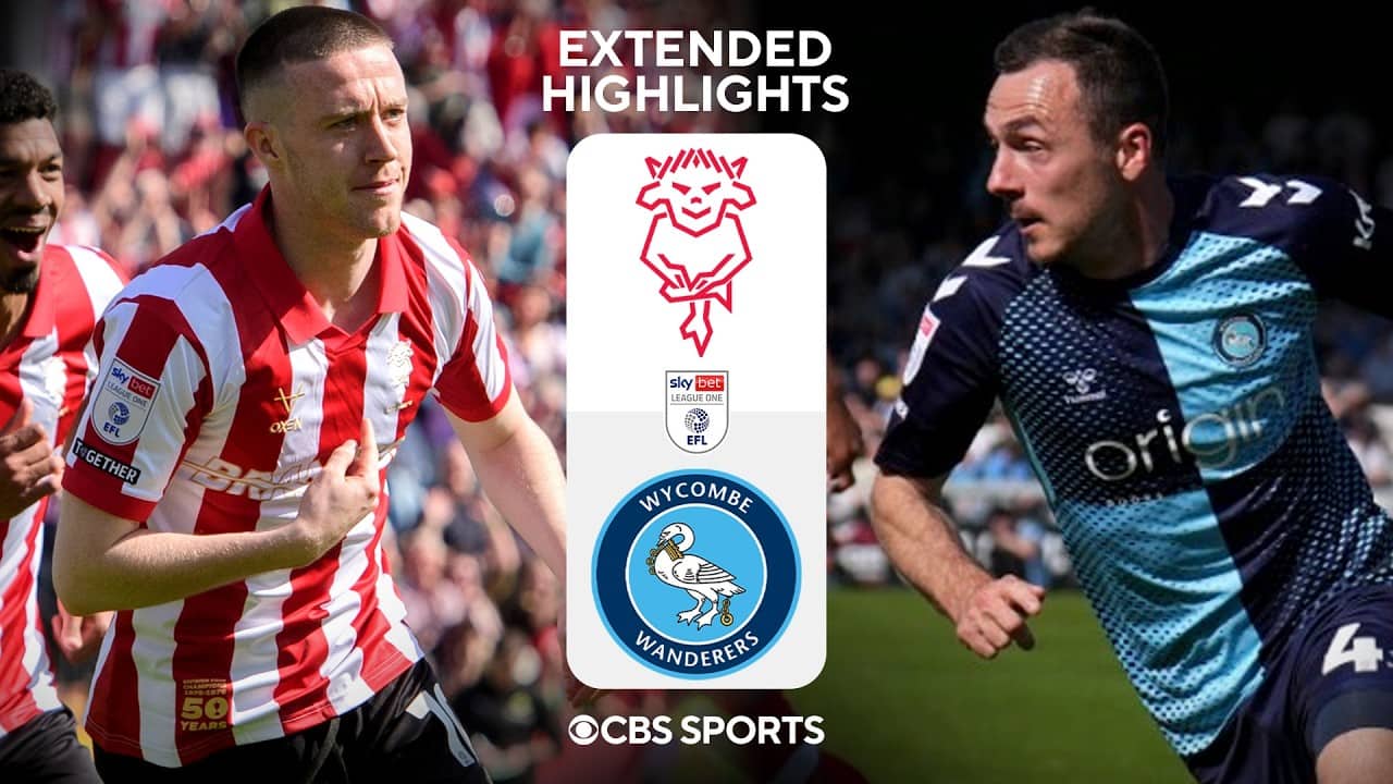 Lincoln City vs. Wycombe Wanderers: Extended Highlights | EFL League One | CBS Sports Golazo