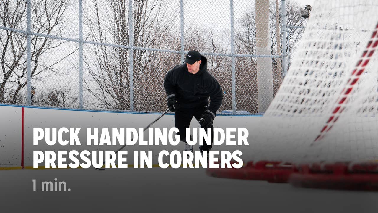 Puck Handling Under Pressure In Corners