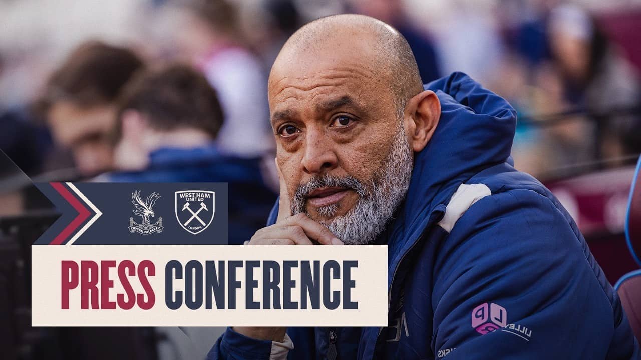 Above The Line & Wolves Boost | Nuno Espírito Santo's Press Conference | Crystal Palace v West Ham