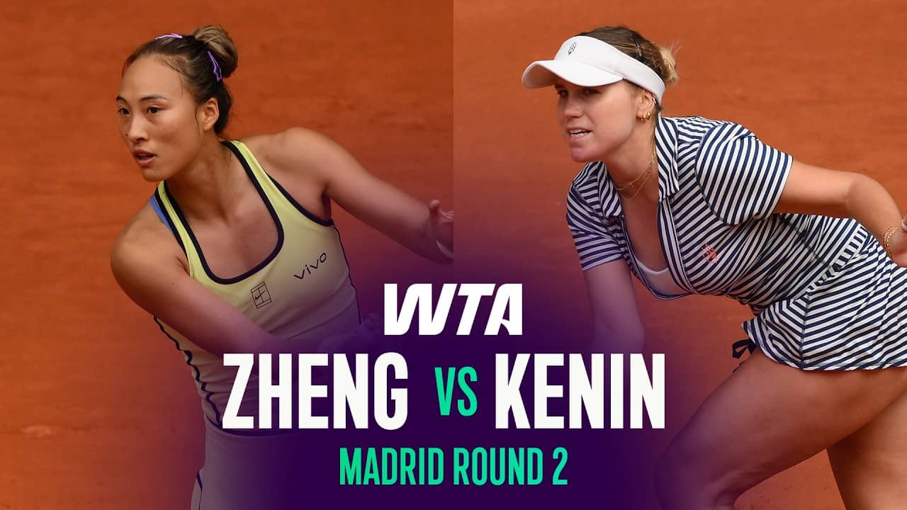 Qinwen Zheng vs. Sofia Kenin | 2026 Madrid Round 2 | WTA Match Highlights