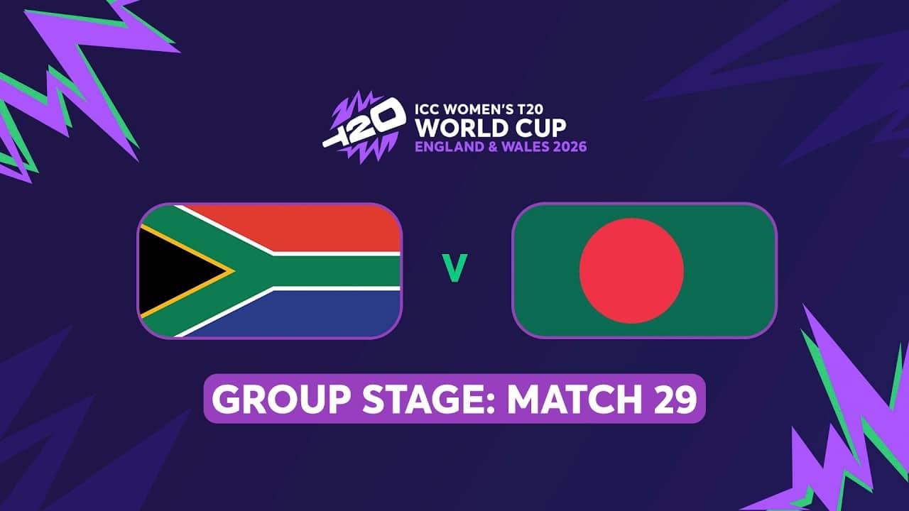 ICC Women's T20 World Cup 2026: South Africa vs Bangladesh(English) #t20worldcup