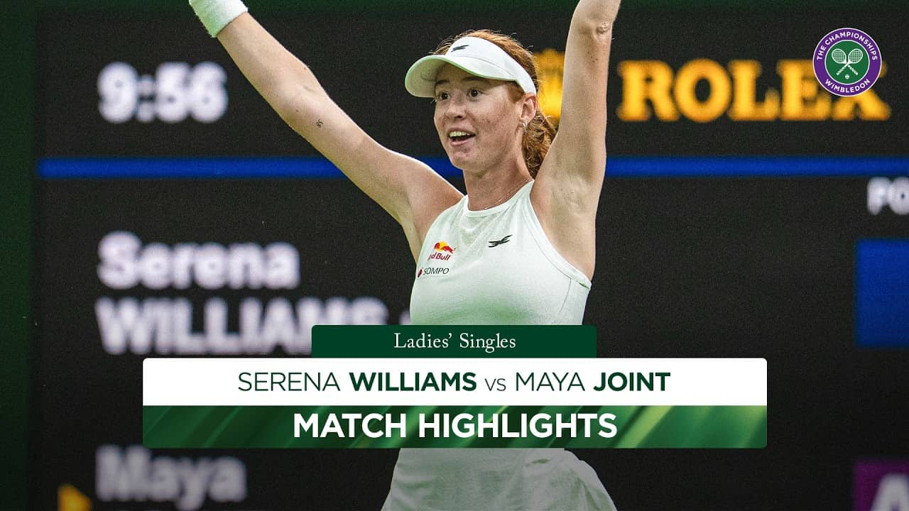 An ICONIC battle! | Serena Williams vs Maya Joint | Highlights | Wimbledon 2026