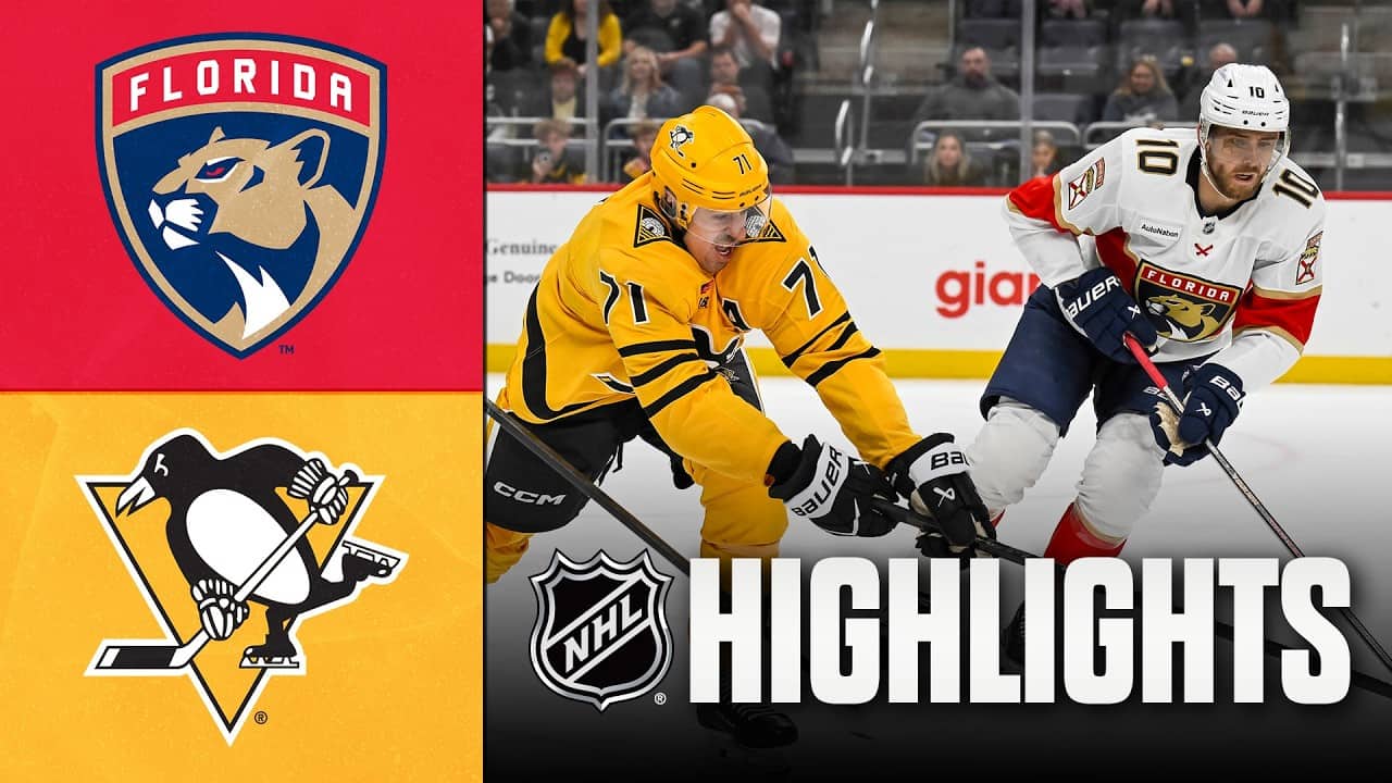 Panthers vs. Penguins | NHL Highlights | April 05, 2026