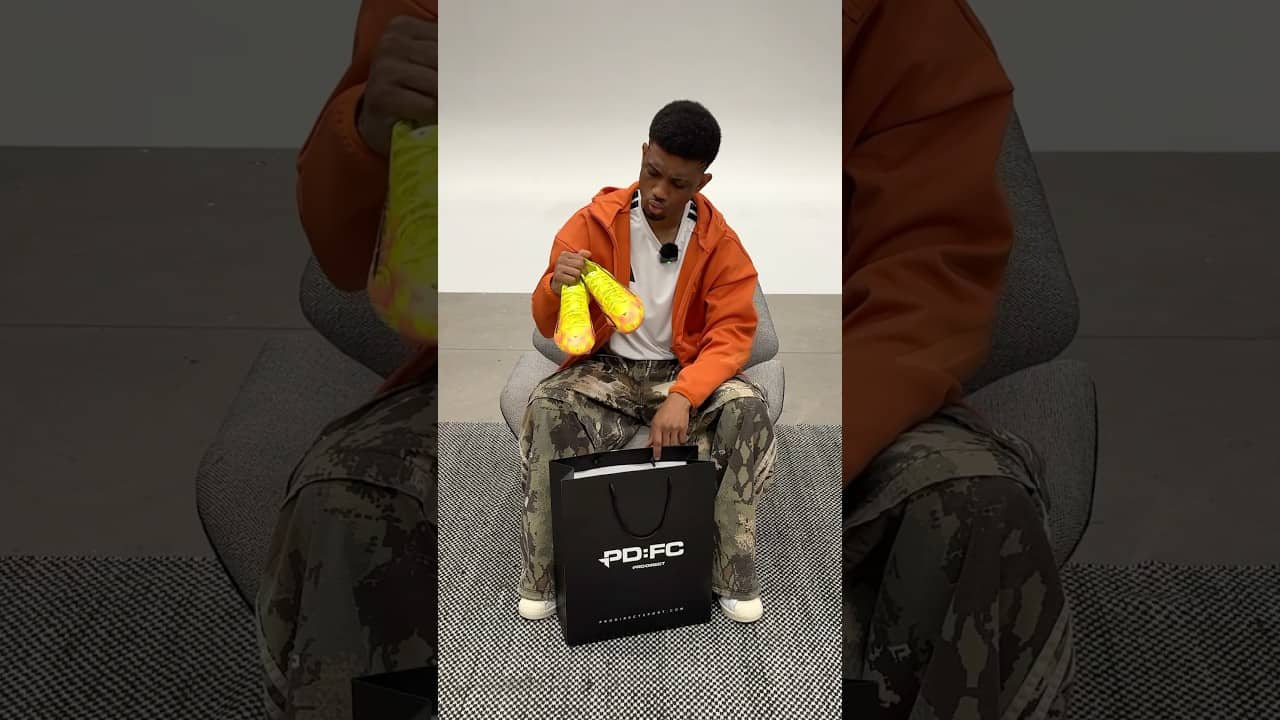 Man United’s Amad receives the HYPERFAST adidas F50s ⚡️ #shorts  #manchesterunited #adidas