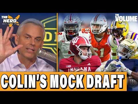 Colin Cowherd’s MOCK DRAFT: Fernando Mendoza, Jeremiyah Love, Arvell Reese, Caleb Downs | HERD NFL