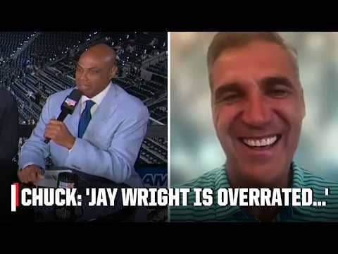 Chuck throws shade at Jay Wright before learning he's on the broadcast 😂 | NBA Tip-Off