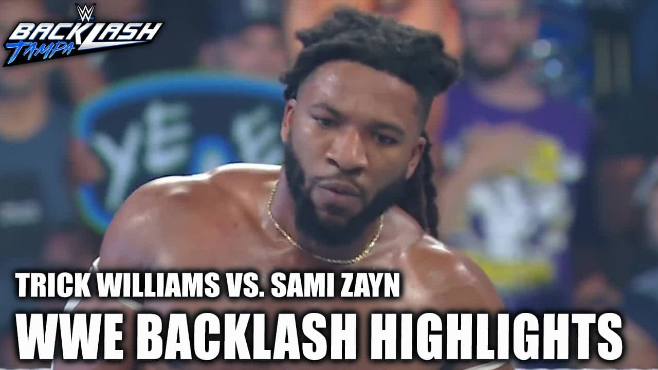 Trick Williams vs. Sami Zayn | Backlash Highlights | WWE on ESPN