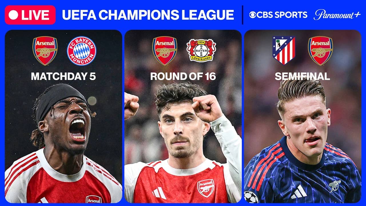 ARSENAL ROAD TO THE SEMIFINAL | ⭐ UEFA Champions League 24/7 ⭐ | CBS Sports Golazo