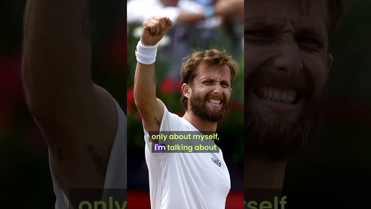 'Apparently it was a bad joke and I say sorry for that.'  Corentin Moutet on f**k-gate