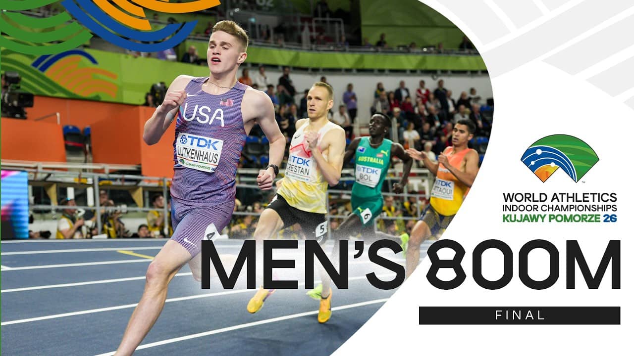 Full Men's 800m Final  | World Indoor Championships Kujawy Pomorze 26