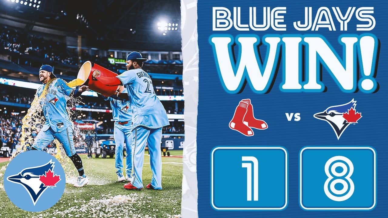 Blue Jays score eight, win third consecutive series!