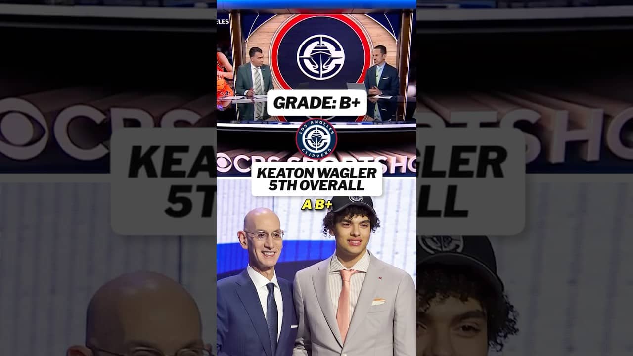 Clippers take Keaton Wagler at No. 5 to pair with Darius Garland #nbadraft