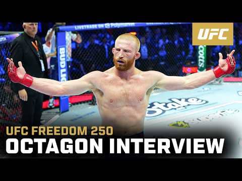 Bo Nickal Octagon Interview | UFC Freedom 250
