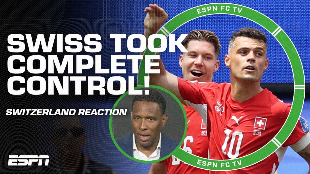 REACTION to Switzerland vs. Bosnia-Herzegovina 💪 + Shaka's World Cup Power Rankings | ESPN FC