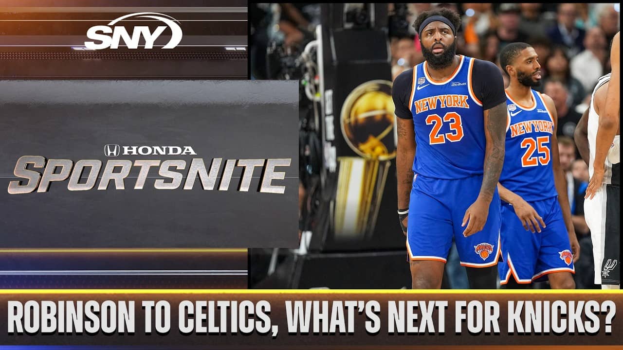 Ian Begley on Mitchell Robinson's departure from the Knicks and their replacement plans | SportsNite