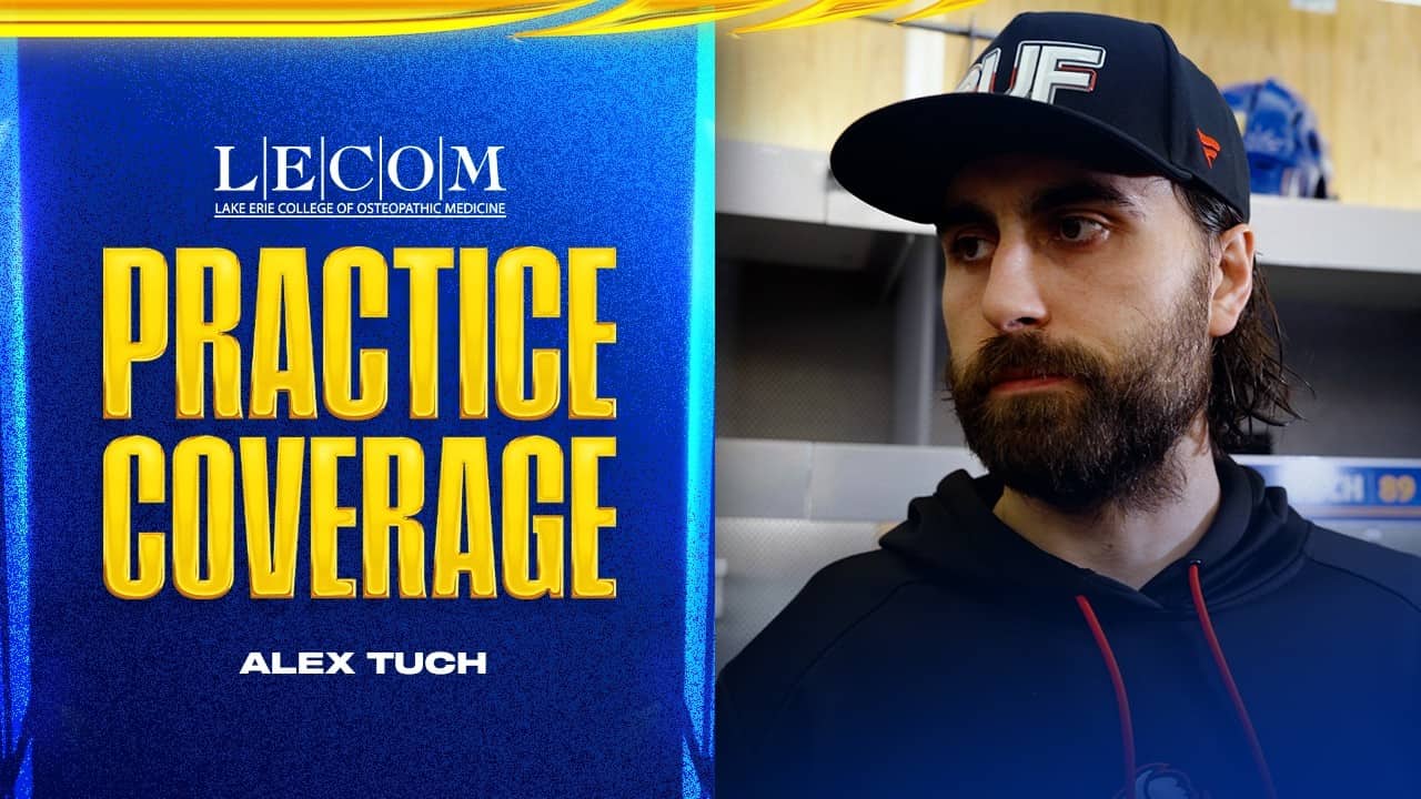 "It's A Seven Game Series" | Alex Tuch With Montreal Series Tied 1-1 | Buffalo Sabres Playoffs