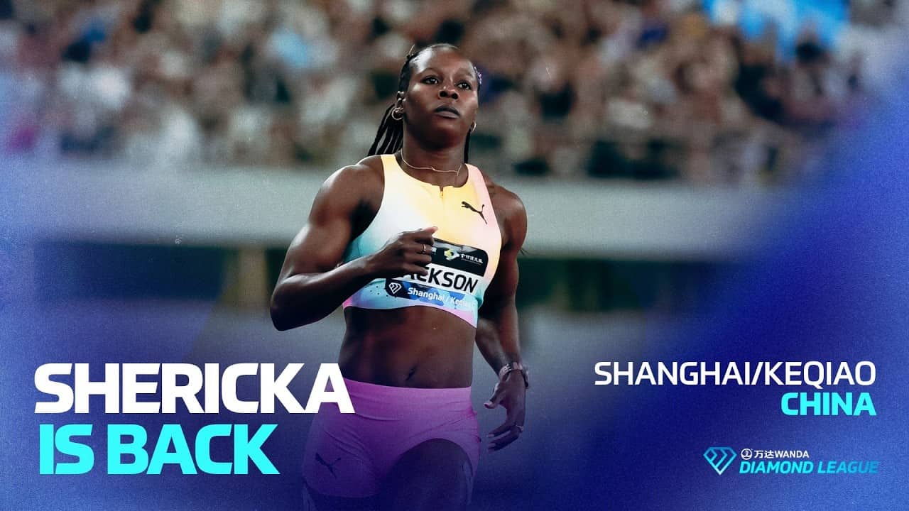 Shericka Jackson makes statement 200m win in Shanghai with 22.07 | Wanda Diamond League
