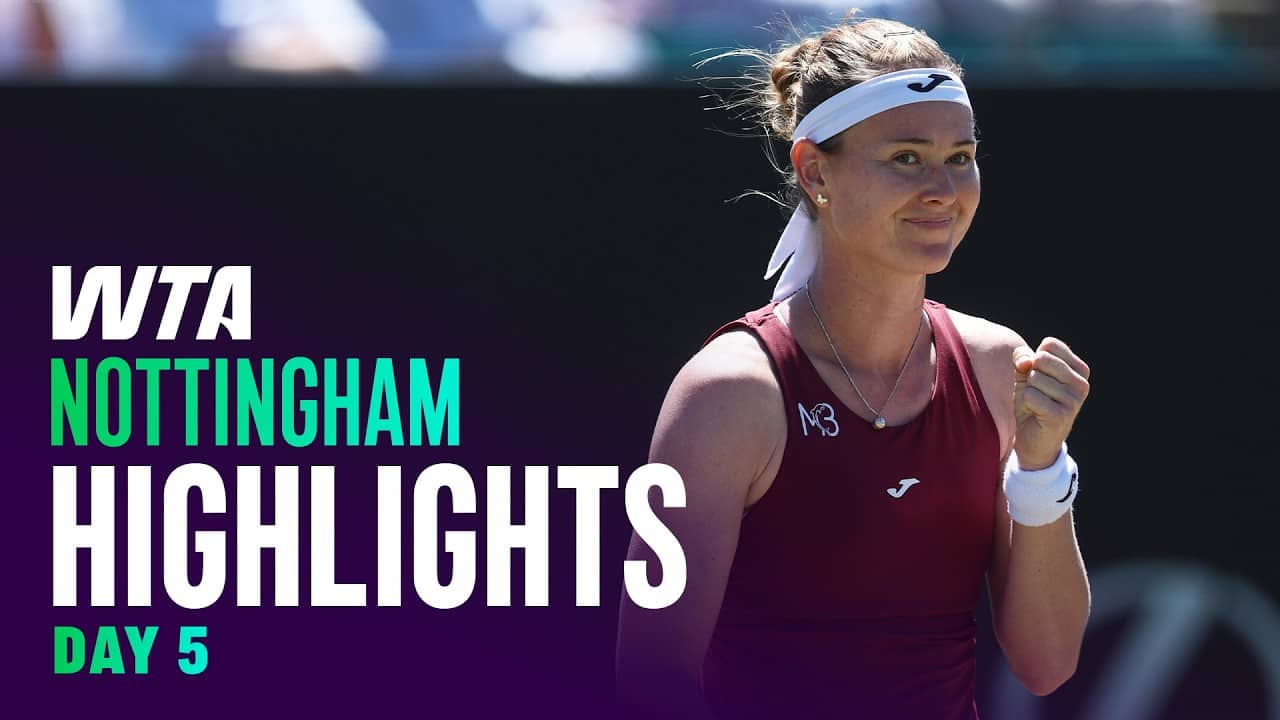 Day 5 in Nottingham featuring Bouzkova, Pliskova, Navarro and more | WTA Match Highlights