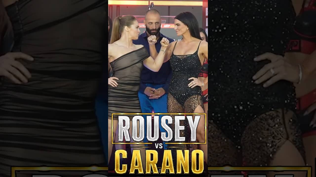 Ronda Rousey, Gina Carano go FACE-TO-FACE ahead of MVP MMA headliner - MMA Fighting