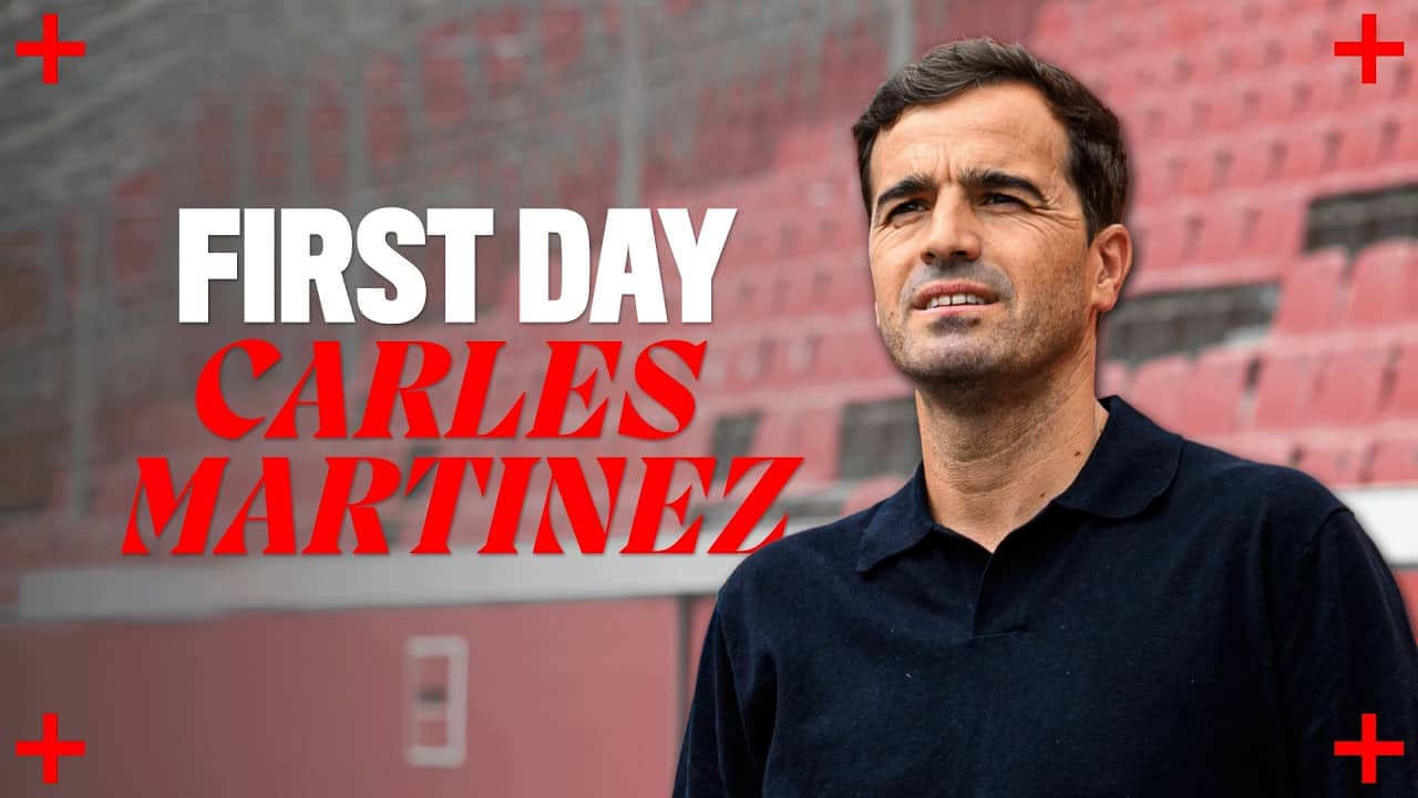 Behind the Scenes with Carles Martinez! First day as the new manager in Leverkusen