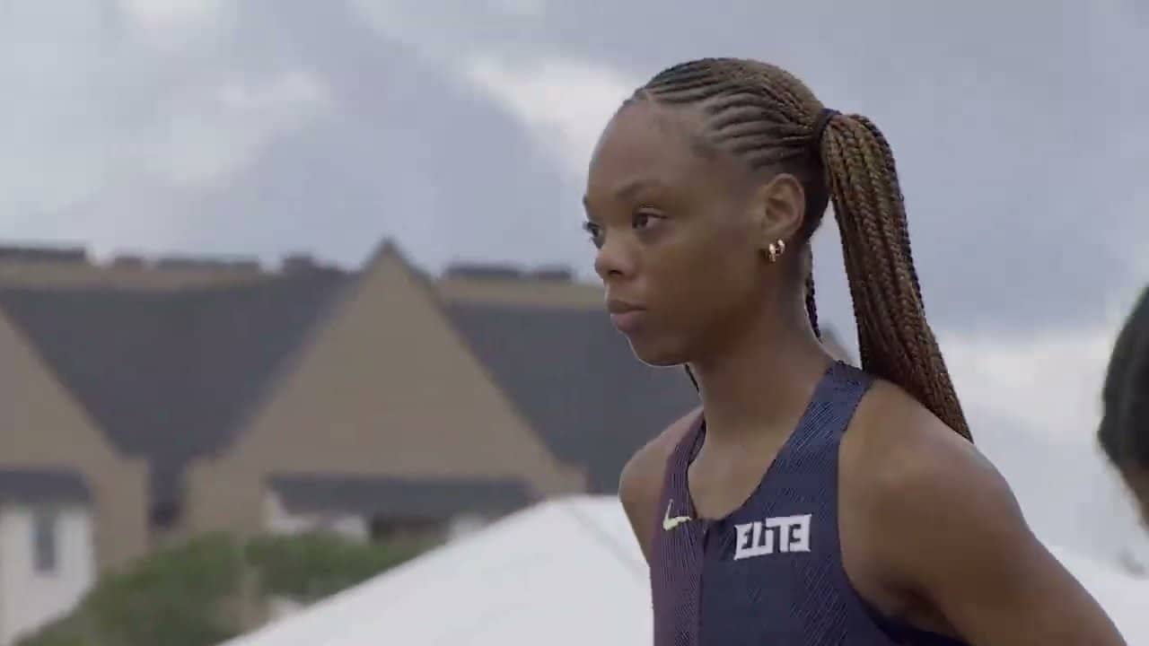 Watch Mia Maxwell Pull Away From the Field in the HS Girls 100m | 2026 Lone Star Grand Prix