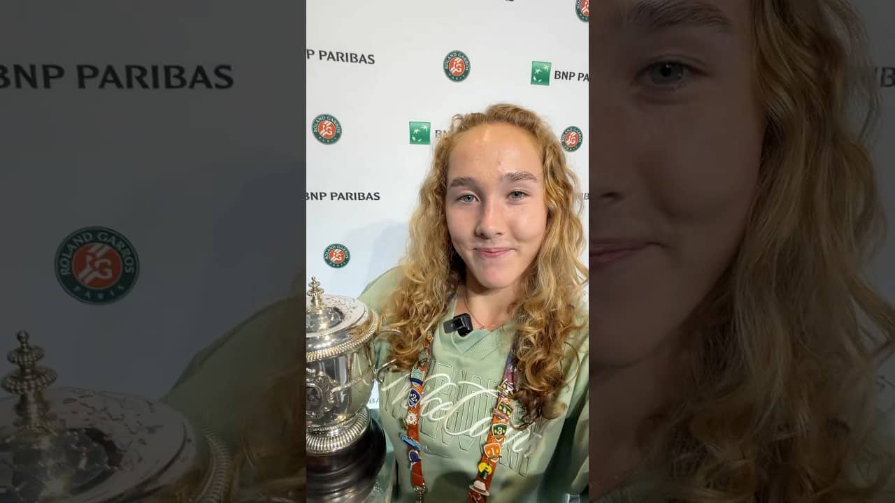 A message from our new champion 🤳 #rolandgarros