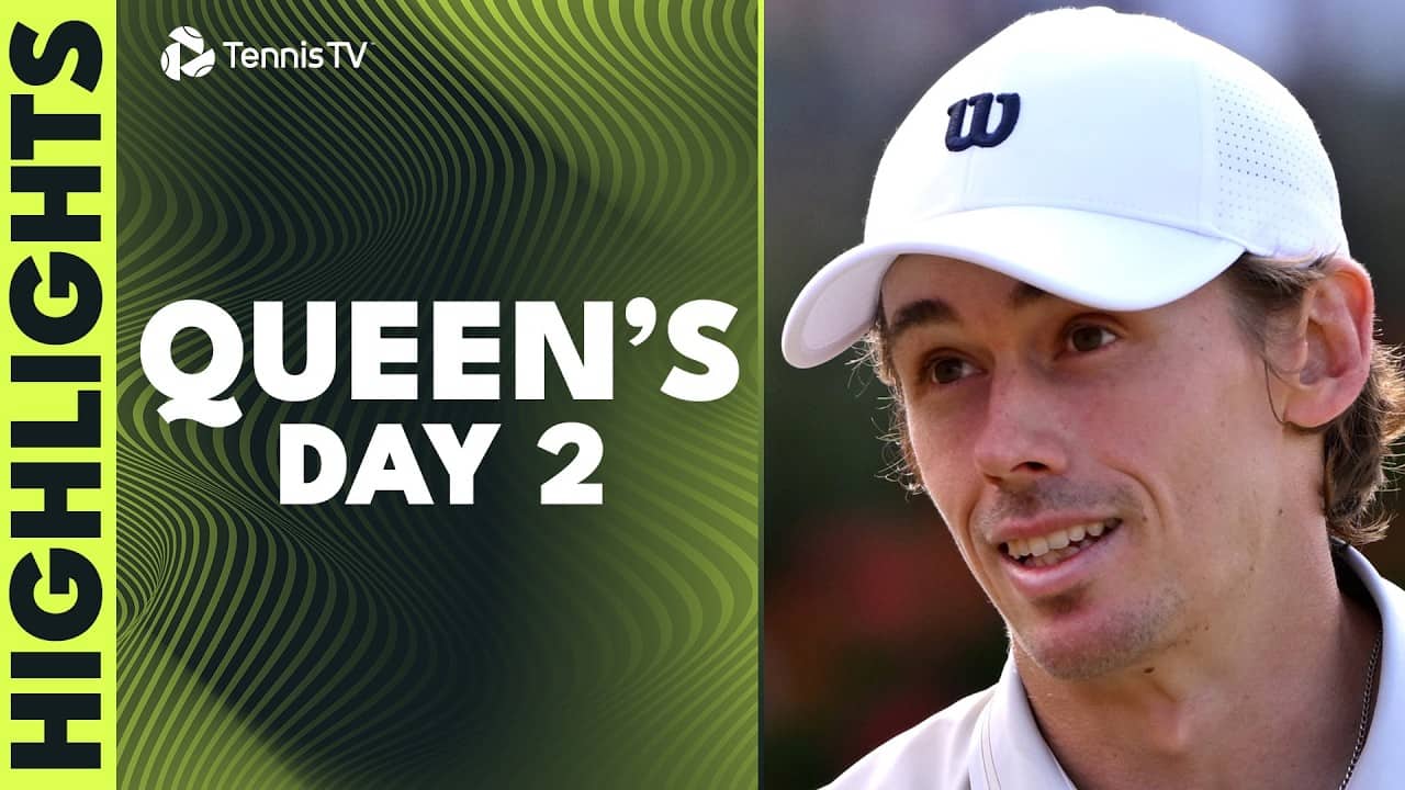 De Minaur vs Diallo, Lehecka, Mensik, Moutet Also In Action | Queen's 2026 Day 2 Highlights