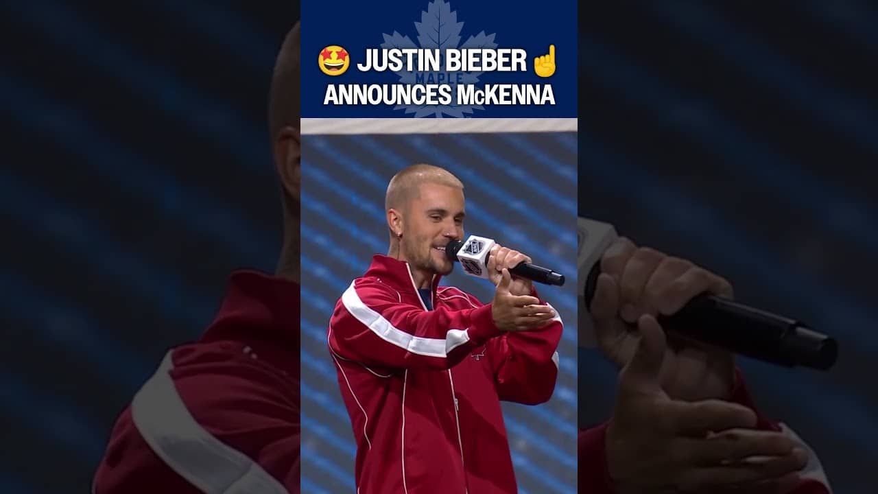 BIEBS announces McKENNA first overall! 🍁