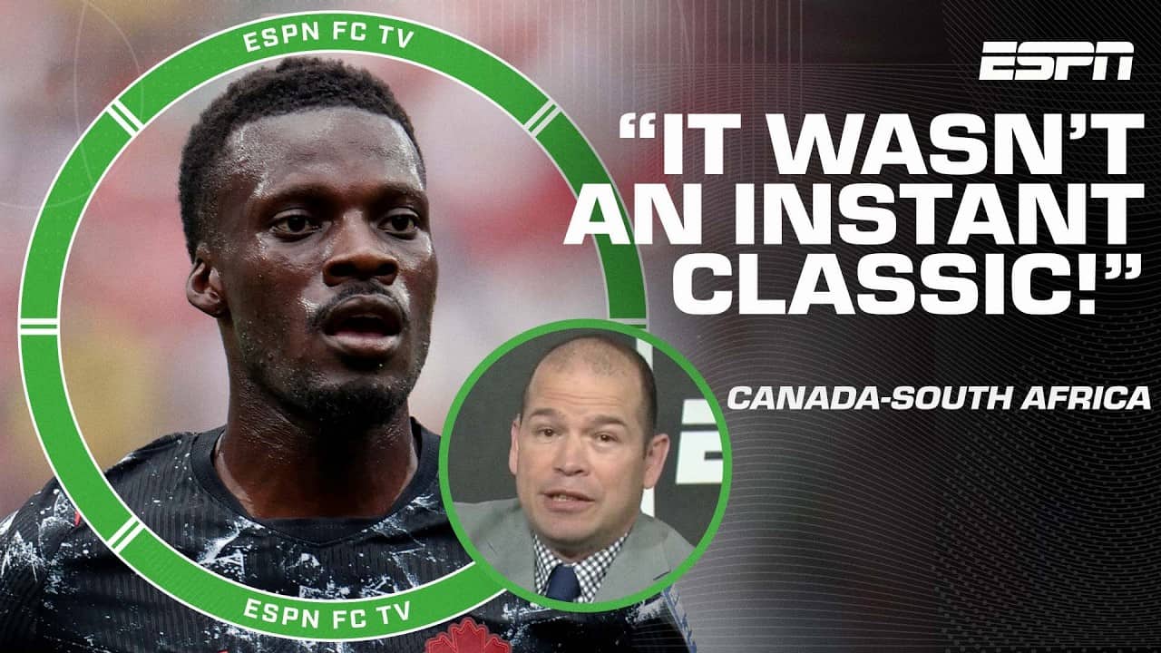 Alejandro Moreno's giving Canada a single flower for win over South Africa 🌹👀 | ESPN FC