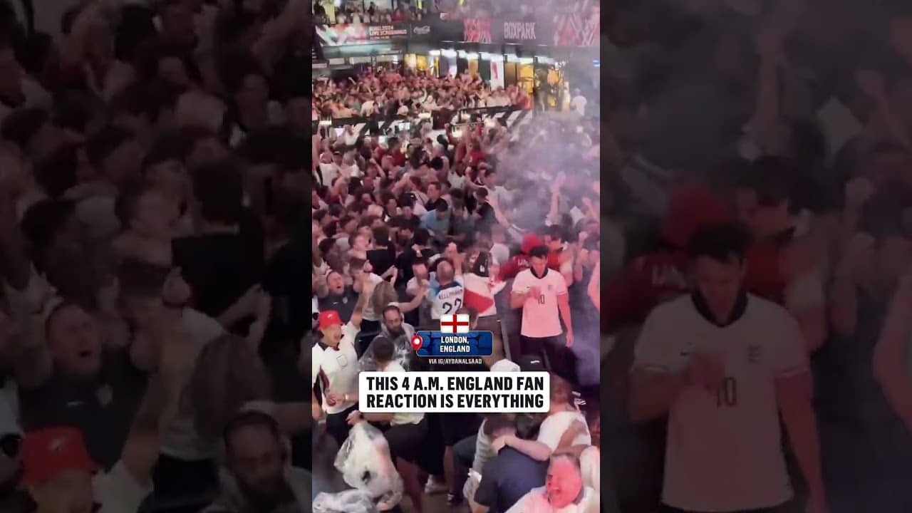 ABSOLUTE SCENES from London at the final whistle that sent England past Mexico