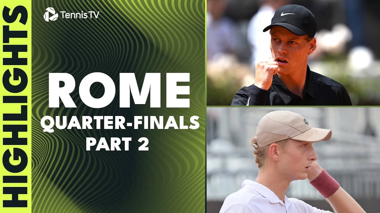 Sinner & Rublev Clash; Medvedev Takes On Landaluce I Rome 2026 Quarter-Finals Highlights