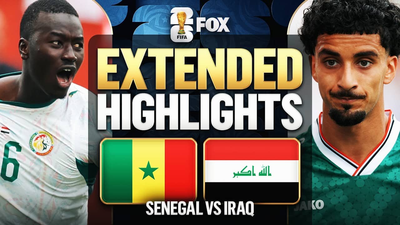 Senegal vs Iraq Extended Highlights 🌎🏆 2026 FIFA World Cup™
