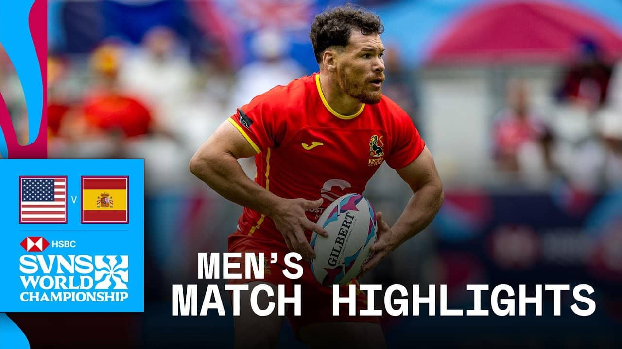 Semi-final ticket BOOKED 🎟️ | USA v Spain | HSBC SVNS Bordeaux 2026 | Match Highlights