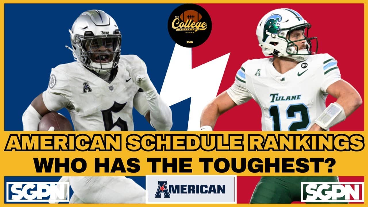 AMERICAN SCHEDULE RANKINGS 2026 (AAC) | The College Football Experience