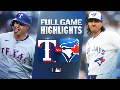 RANGERS vs. BLUE JAYS: Official Full Game Highlights (June 25) | 2026 MLB Season