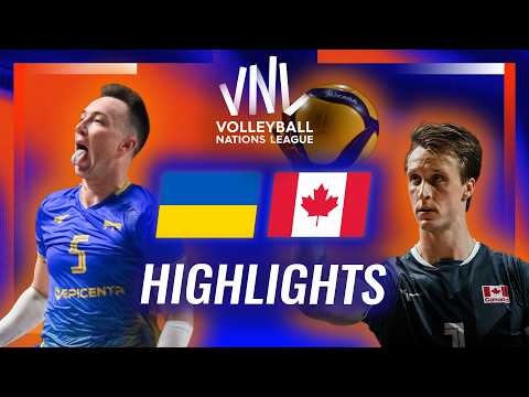 Ukraine 🇺🇦 vs. Canada 🇨🇦 - Highlights | Week 2 | Men's VNL 2026