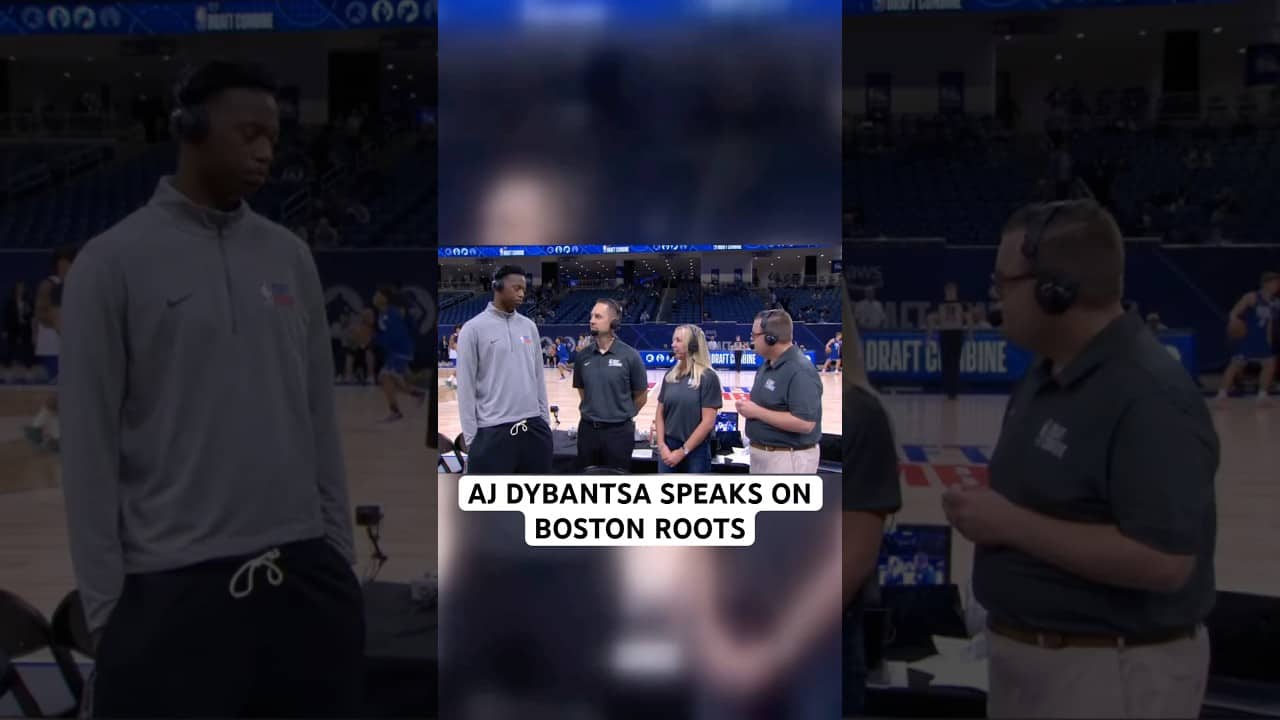 AJ Dybantsa talks Boston up bringing!
