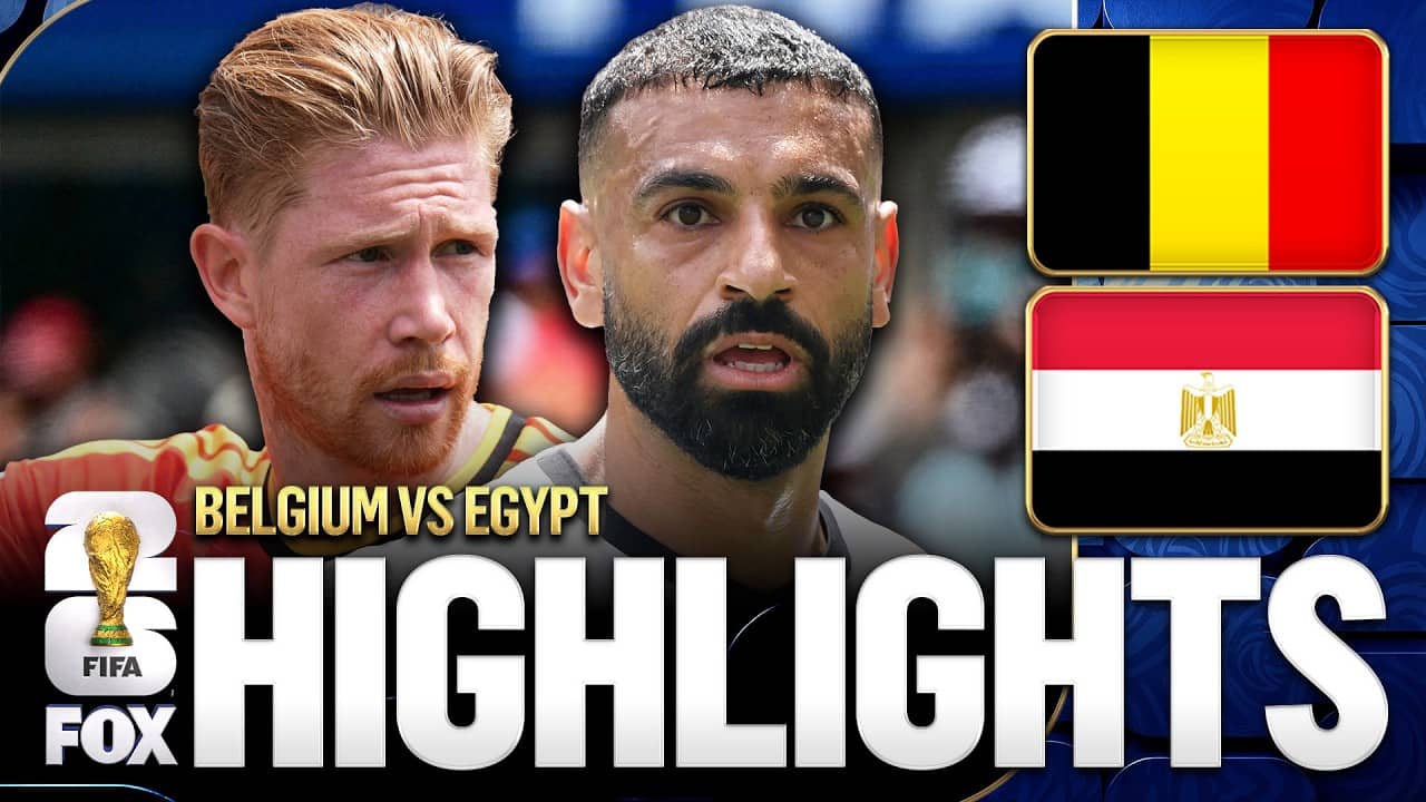 Belgium vs Egypt Highlights 🌎🏆2026 FIFA World Cup™