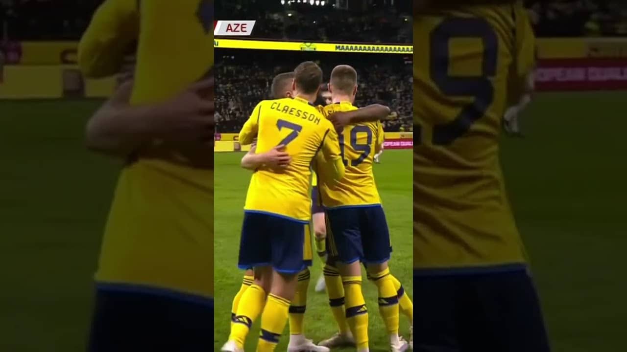 ¡GOLAZO DE SUECIA! 🇸🇪 😮‍💨 #shorts
