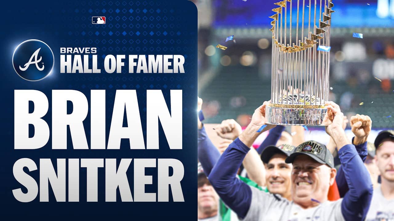 2021 World Series-winning manager Brian Snitker honored by the Braves! (Full ceremony)
