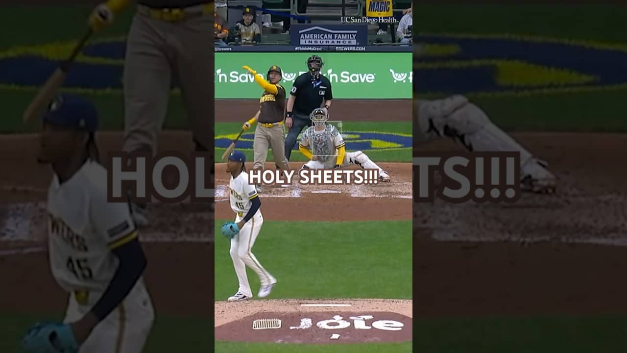 HOLY SHEETS!!! #mlb #padres #homerun #baseball #highlights #sandiegopadres #gavinsheets
