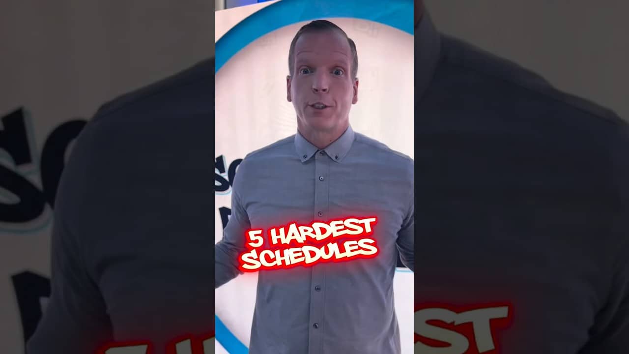 5 HARDEST NFL schedules 👀🏈