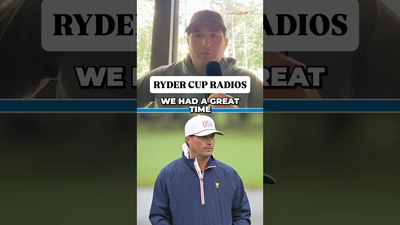 Kiz & Jim Furyk break down the chatter on the Ryder Cup Captains’ radios. @Chevrolet #Ad