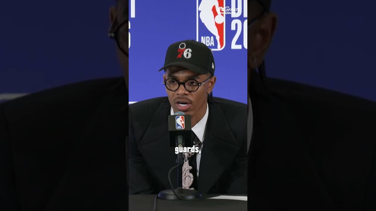 Labaron Philon Jr. on joining a Sixers backcourt led by Tyrese Maxey and VJ Edgecombe.