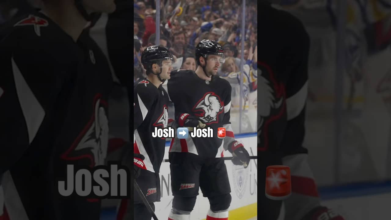 Josh Norris NAILED it! 🎯 #nhl #hockey #buffalosabres