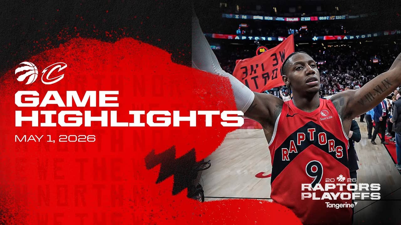 Playoffs Raptors vs Cavaliers Game Highlights RD1 GM6 - May 01, 2026