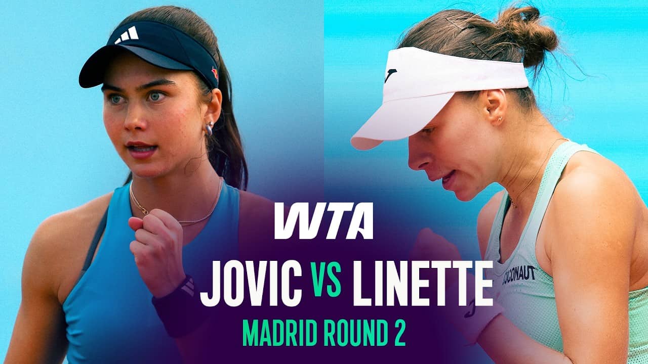 Iva Jovic vs. Magda Linette | 2026 Madrid Round 2 | WTA Match Highlights